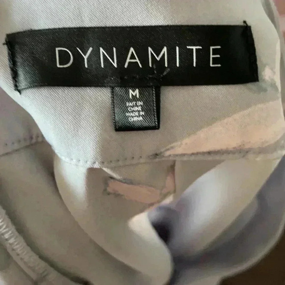 Dynamite floral open  side pants - Picture 8 of 9